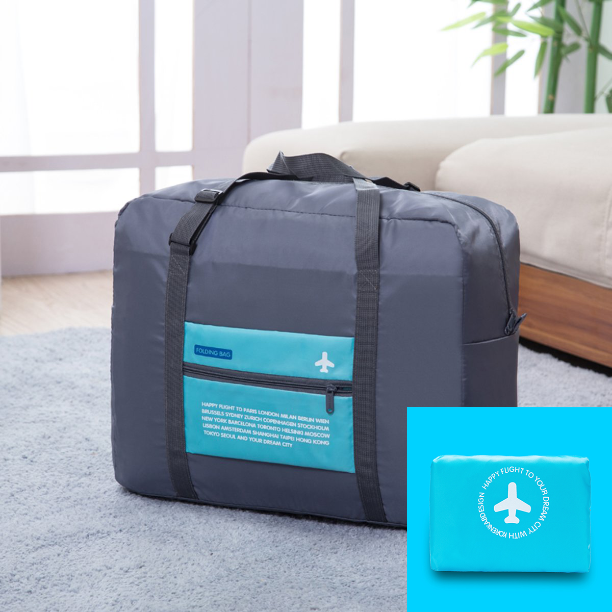 Waterproof Foldable Super Lightweight Travel Carry-On Bag