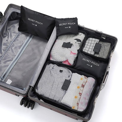 6-Piece Travel Waterproof Packing Cube Set